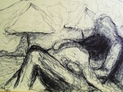 9x14, στυλό σε χαρτί